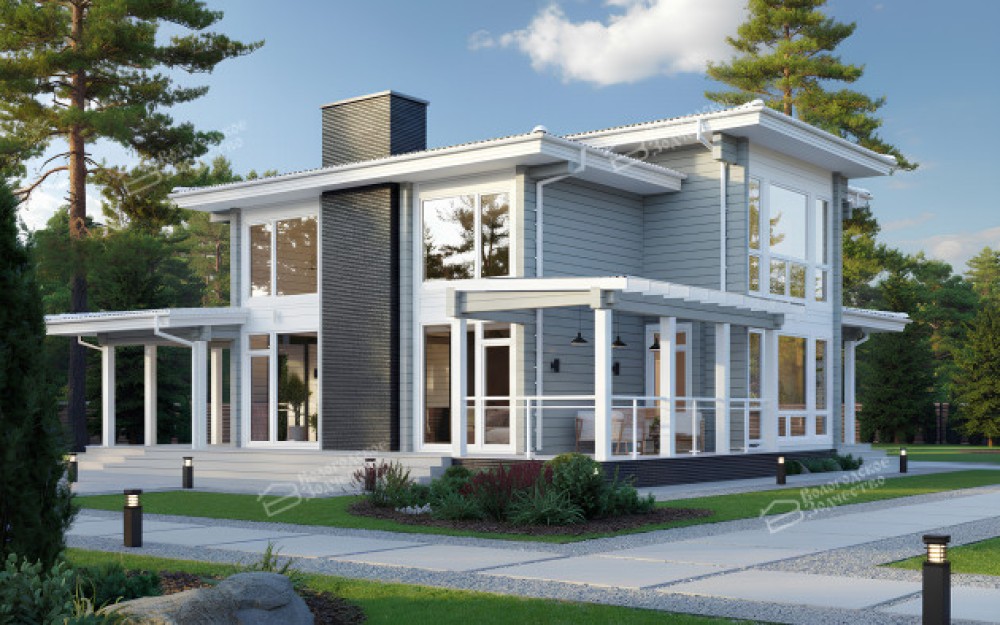 Дом из клееного бруса VZ-341